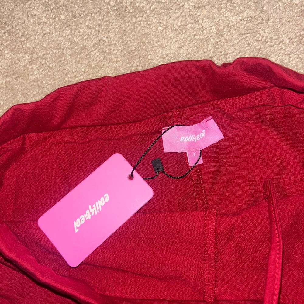 Red Micro Skort - Picture 5 of 5